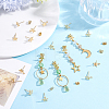 15 Pairs 304 Stainless Steel Stud Earring Findings STAS-BBC0010-24-4