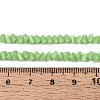 Opaque Glass Beads Strands GLAA-N019-4mm-16-2