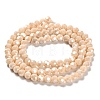 Electroplate Opaque Glass Beads Strands LS-EGLA-A035-P6mm-A05-2
