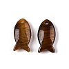 Natural Tiger Eye Pendants X-G-N342-106H-1