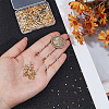 1000Pcs 2 Colors Brass Crimp Beads KK-PA0001-10-3