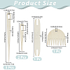1Bag Plywood Wooden Weaving Looms Kit TOOL-CY0001-05-2