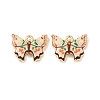 Double Face Printed Alloy Pendants FIND-D038-09G-1