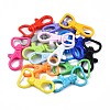 Opaque ABS Plastic Swivel D Rings Lobster Claw Clasps SACR-N015-001-1