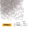 1000Pcs 304 Stainless Steel Open Jump Rings STAS-DC0016-18A-2