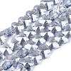 Electroplate Glass Beads Strands EGLA-Q135-04A-A05-1