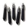 Synthetic Blue Goldstone Pointed Big Pendants G-Z055-01P-15-1