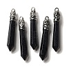 Synthetic Blue Goldstone Pointed Big Pendants G-Z055-01P-15-1
