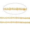 Rack Plating Brass Bamboo Stick & Cross Knot Link Chain CHC-H105-12G-2