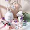 100Pcs 10 Colors Silk Cloth Artifical Flower Heads DIY-CP0007-29-5