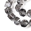 Electroplate Glass Beads Strands EGLA-T021-21J-3