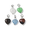 Natural & Synthetic Mixed Stone Pendants PALLOY-JF05481-02-1