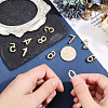 10Pcs 10 Styles Brass Slide Charms KK-BBC0027-79-3