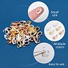 180Pcs 3 Colors Alloy Pendant Bails with Open Rings FIND-CA0004-98-5
