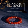 Natural Red Agate Round Beads Stretch Bracelets BJEW-PH0001-8mm-04-6