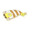 Bees Theme Alloy Enamel Pandants FIND-M083-06B-G-2