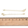 Brass Curb Chain Extender KK-G557-13KCG-3