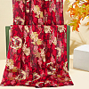 Qilin Pattern Cotton Fabric DIY-WH0579-97A-4