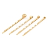 304 Stainless Steel Hair Bobby Pins Findings STAS-F329-02A-G-2