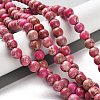 Dyed Natural Regalite/Imperial Jasper/Sea Sediment Jasper Beads Strands G-B124-C01-14-2