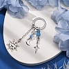 Star & Moon & Sun Alloy Charm Keychains KEYC-JKC01004-2