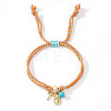 Brass Charm Bracelets LS-TC3588-2-1