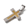 Easter 304 Stainless Steel Pendants STAS-E532-03GP-A-2