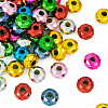 80Pcs 8 Colors Resin European Beads RESI-TA0002-30-3