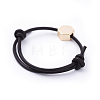 Adjustable Cowhide Leather Cord Finger Rings RJEW-JR00256-01-3