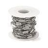 304 Stainless Steel Rectangle Link Chains STAS-B041-10P-3