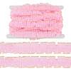 10M Double Layer Polyester Lace Ribbon OCOR-TA0004-14C-1