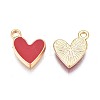 Brass Enamel Charms LS-X-KK-N232-221-2