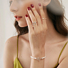 19Pcs 19 Style Alloy Open Cuff Rings Set with Rhinestone RJEW-FI0001-16-6