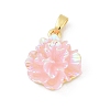UV Plating Brass Pendants KK-R213-15G-03-1