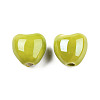 Glazed Porcelain Beads PORC-T007-21-09-3