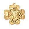 304 Stainless Steel Pendants STAS-P446-12G-1