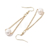 Natural Cultured Freshwater Pearl Dangle Earrings EJEW-JE05936-01-4