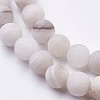 Natural White Agate Bead Strands X-G-J376-02-6mm-3