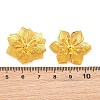 Brass Filigree Cabochons KK-CBACEE9-02C-G-3