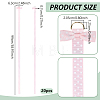 20Pcs Polyester Hairpin Hair Clip Holder Storage Organizer Hanging Ribbon AJEW-FG0005-80-2