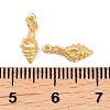 925 Sterling Silver Shell Shape Charms STER-I023-01G-02-3