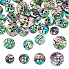 40Pcs 4 Styles Acrylic & Paua Shell Buttons BUTT-ME0001-30-1