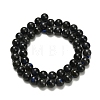 Natural Black Labradorite Beads Strands G-L642-B15-8mm-3