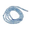 Natural Aquamarine Beads Strands LS-G-L587-B02-01-5