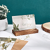 Pine Wood Place Card Display Stands ODIS-WH0025-185A-5