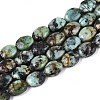 Natural African Turquoise(Jasper) Beads Strands G-T142-28-4
