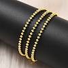 2.5MM Brass Ball Chain Necklaces NJEW-K312-01G-3