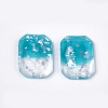 Two Tone Resin Cabochons X-CRES-T014-06I-2