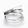 304 Stainless Steel Wide Band Finger Rings RJEW-E153-02P-2