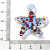 Handmade Lampwork Pendants LAMP-A004-05B-3